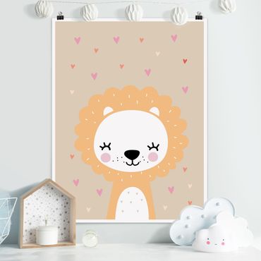 Poster chambre enfant - The Kind Lion