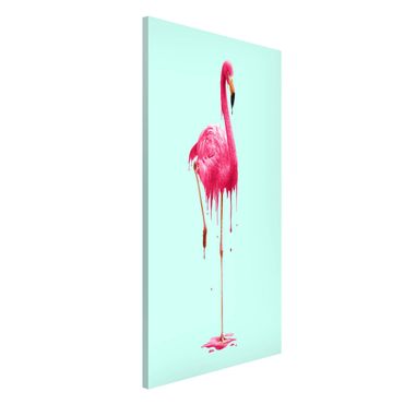 Tableau magnétique - Melting Flamingo