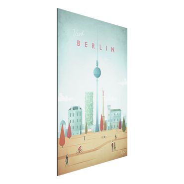 Impression sur aluminium - Travel Poster - Berlin