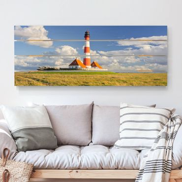 Impression sur bois - Lighthouse In Schleswig-Holstein