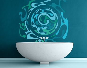 Sticker mural - No.IS50 Curl of Water