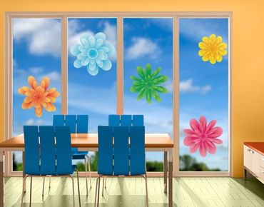 Sticker pour fenêtres - Summer Blossoms