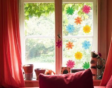 Sticker pour fenêtres - Small Summer Blossoms