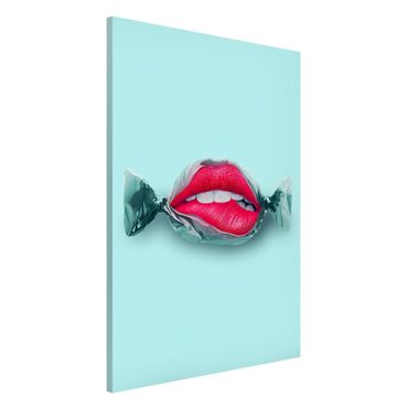 Tableau magnétique - Candy With Lips
