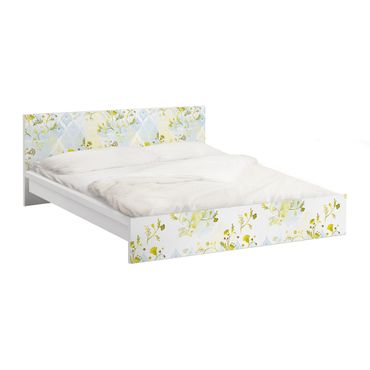 Papier adhésif pour meuble IKEA - Malm lit 160x200cm - oasis Floral pattern