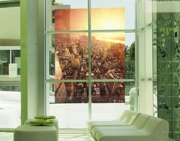 Décoration pour fenêtres - Golden city