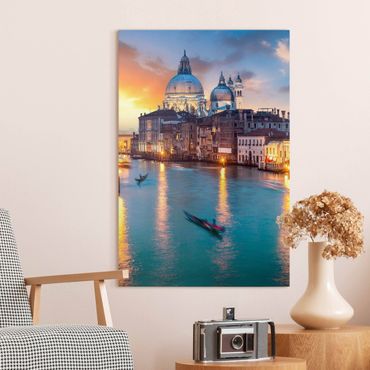 Impression sur toile - Sunset in Venice