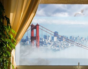Décoration pour fenêtres - Good Morning San Francisco!