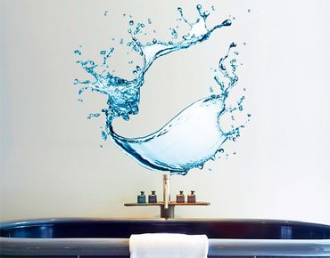 Sticker mural - No.471 Splashing Water