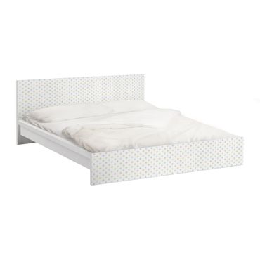 Papier adhésif pour meuble IKEA - Malm lit 140x200cm - Pastel Triangles