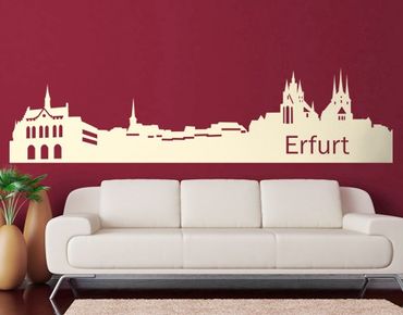 Sticker mural - No.EG42 Erfurt Skyline ll