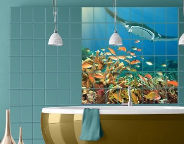 Sticker pour carrelage - Coral reef