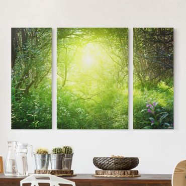 Impression sur toile 3 parties - Magical Forest