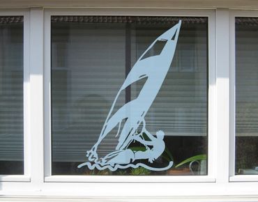Sticker pour fenêtres - No.UL213 Windsurfer