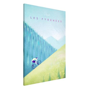 Tableau magnétique - Travel Poster - The Pyrenees