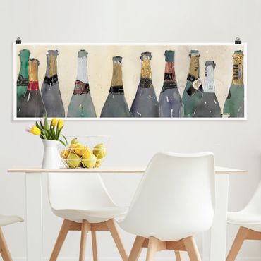 Poster panoramique cuisine - Uncorked - Champagne