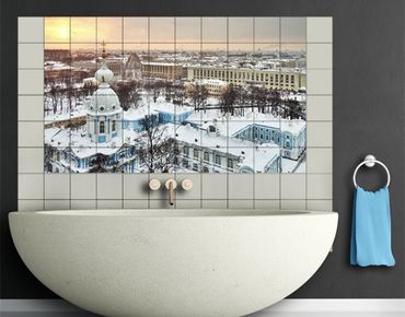 Sticker pour carrelage - Winter in St. Petersburg