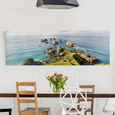 Impression sur toile - Nugget Point In New Zealand