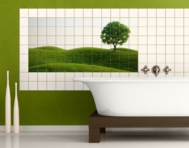 Sticker pour carrelage - Green Tranquility