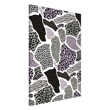 Tableau magnétique - Animal Print Zebra Tiger Leopard Europe