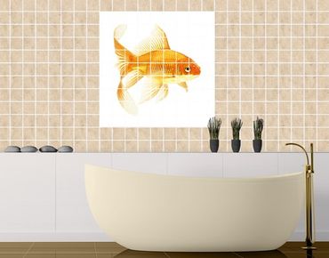 Sticker pour carrelage - Ms Goldfish