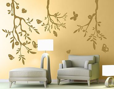 Sticker mural - No.RS85 Three Branches