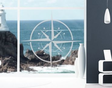 Sticker pour fenêtres - No.IS143 Compass