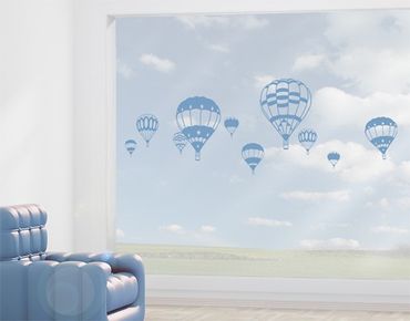 Sticker pour fenêtres - No.MW84 Balloon Race