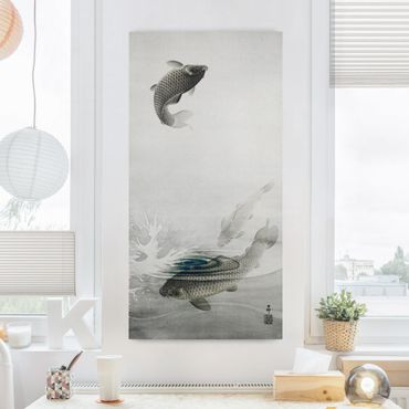 Impression sur toile - Vintage Illustration Asian Fish IIl