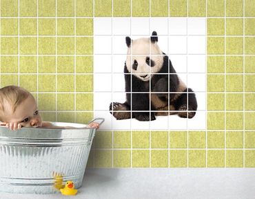 Sticker pour carrelage - Panda Paws