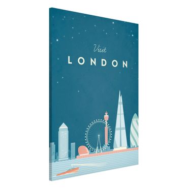 Tableau magnétique - Travel Poster - London