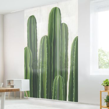 Set de panneaux coulissants - Favorite Plants - Cactus