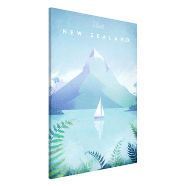 Tableau magnétique - Travel Poster - New Zealand