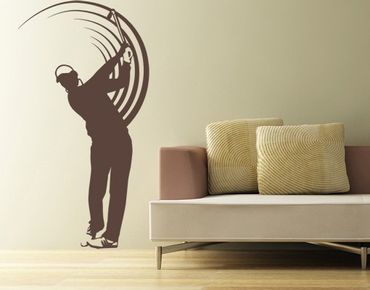 Sticker mural - No.UL743 Golfer