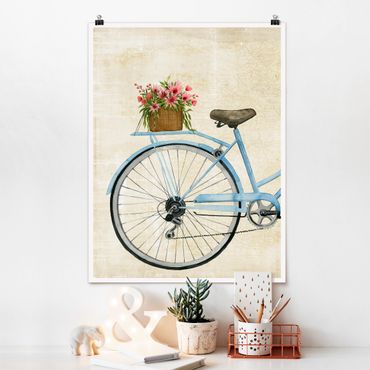 Poster reproduction - Flowers Courier II