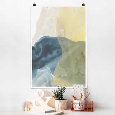 Poster abstrait - Ocean And Desert III
