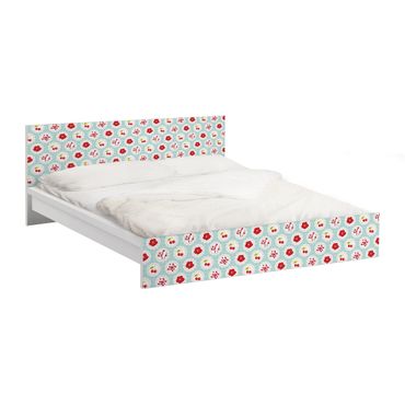 Papier adhésif pour meuble IKEA - Malm lit 140x200cm - Cherries Design