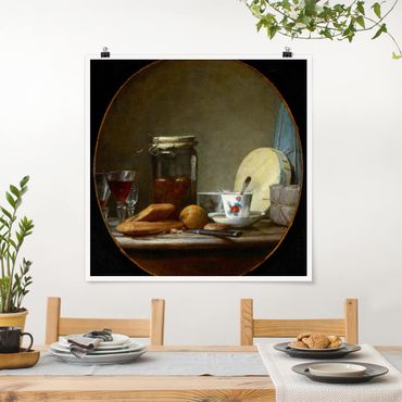 Poster - Jean-Baptiste Siméon Chardin - Jar of Apricots