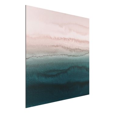 Tableau sur aluminium - Play Of Colours Sound Of The Ocean