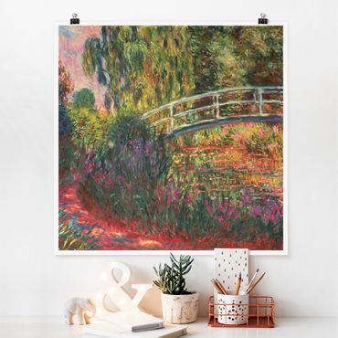Poster - Claude Monet - Japanese Bridge In The Garden Of Giverny