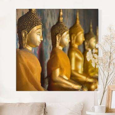 Impression sur toile - Golden Buddha Statue