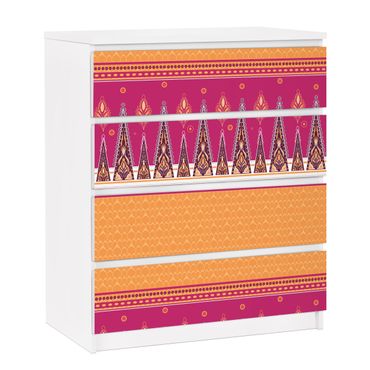 Papier adhésif pour meuble IKEA - Malm commode 4x tiroirs - Summer Sari