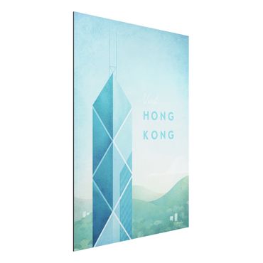 Impression sur aluminium - Travel Poster - Hong Kong