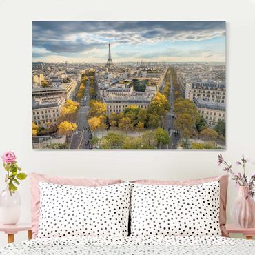Impression sur toile - Nice day in Paris