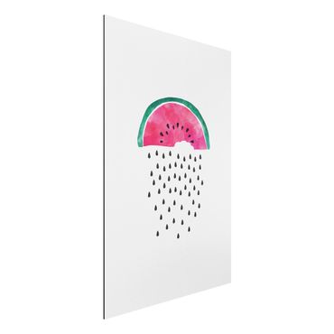 Tableau sur aluminium - Watermelon Rain