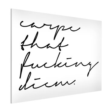 Tableau magnétique - Carpe Diem Calligraphy