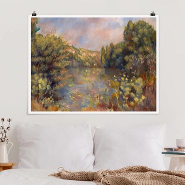 Poster - Auguste Renoir - Lakeside Landscape