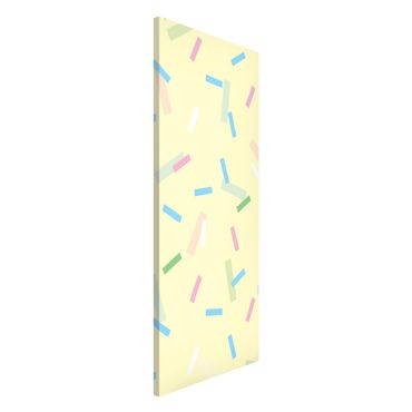 Tableau magnétique - Colourful Confetti Of Pastel Stripes