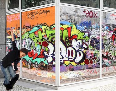 Film pour vitres XXL - Urban Graffiti
