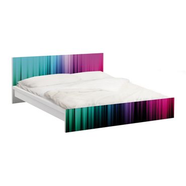Papier adhésif pour meuble IKEA - Malm lit 140x200cm - Rainbow Display